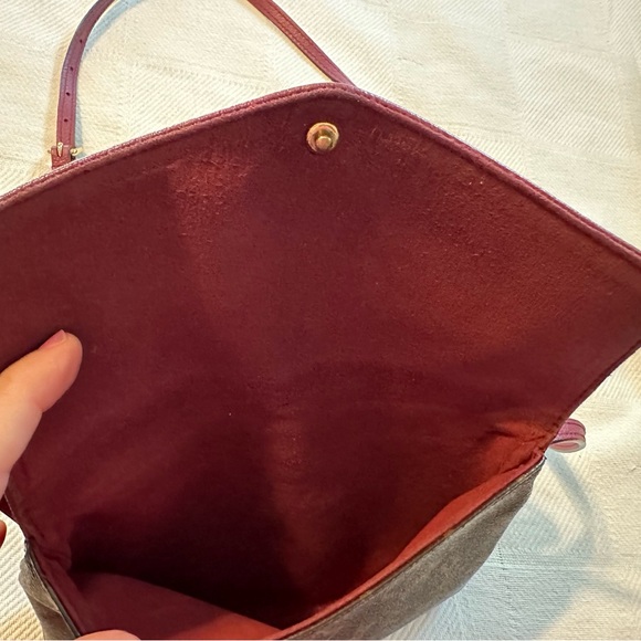 100% Authentic Louis Vuitton Twice Raisin Monogram Canvas Shoulder Bag - Picture 6 of 10